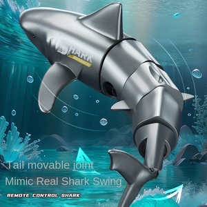 Jouet sous-marin télécommandé pour enfants, mini requin à 6 canaux, caméra FHD 1080p, poisson bionique électrique, utilisation en extérieur, RC en plastique - Product Image 1