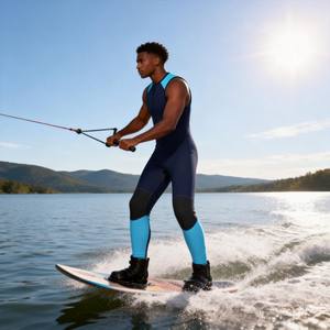 Dayanıklı Erkek 3mm Neopren Uzun Mayo Su Sporları İçin Kayak, Paddleboard, Sörf İçin - Product Image 6