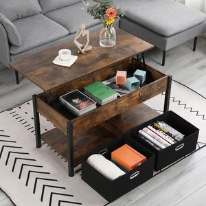 <strong>Amazon</strong> hot selling living room iron frame lift elevated coffee end <strong>table</strong> - Product Image 4