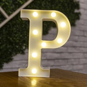 Letreros retro a pilas <span class=keywords><strong>con</strong></span> forma de letras de feria, lámparas decorativas LED estilo carnaval - Product Image 2