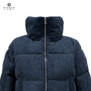 Manteau bouffant à rayures verticales pour jeune garçon Vêtements décontractés Personnalisation de l'usine <span class=keywords><strong>Veste</strong></span> chaude en duvet de canard blanc pour hommes - Product Image 5