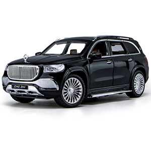 1:24รถโมเดล Maybach Benz แบบหล่อขึ้นรูปด้วยเสียงและเบาโมเดลรถทำจากโลหะของตกแต่งรถโมเดลรถ SUV - Product Image 6