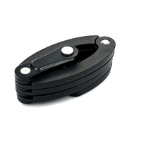 Antivol de vélo portable de qualité professionnelle pour usage tout-terrain, doté d'une construction résistante aux vibrations et de plaques en acier réglables