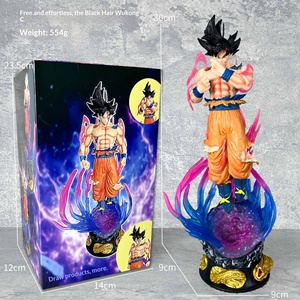Figura de Acción de PVC de <span class=keywords><strong>Goku</strong></span> <span class=keywords><strong>Saiyan</strong></span> Edición Especial en Pose Kamehameha, Modelo Coleccionable, Juguete Decorativo para Escritorio, Venta al Por Mayor - Product Image 4