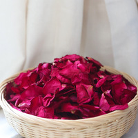 Kelopak Mawar Merah Grosir, Bunga Asli Bersih untuk Konfeti Pernikahan, Mandi Spa, Dekorasi, Rempah & Herbal Mentah