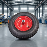 Pneu pneumatique 10X3.50-4 avec roue en PU et jante en acier, roulement à billes à gorge profonde, taille personnalisée, longue durée de vie, disponible en OEM
