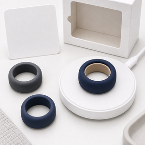 เคสซิลิโคน Oura Ring 5/4 Galaxy Ring RingConn Ultrahuman สีเข้ม ป้องกันสมาร์ทริง ชาร์จได้โดยไม่ต้องถอดออก - Product Image 2