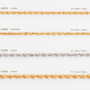 Chaînes de blé de Singapour en or massif pur pour femmes Nouveaux bijoux de collier à la mode - Product Image 2