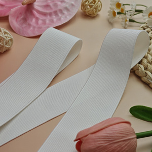 Bande élastique en tissu jacquard avec logo personnalisé, ruban de 40 mm, élastique pour vêtements et sous-vêtements, ceinture élastique jacquard, sangles élastiques - Product Image 1