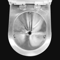Toilettes pneumatiques en acier inoxydable de haute qualité, fabrication italienne, modernes, largement utilisées, OEM ODM pour les trains, les aéroports, les bateaux