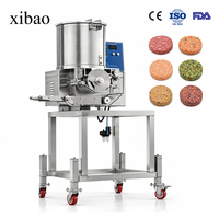 Nouvelle machine de moulage de galettes de burger entièrement automatique, machine industrielle de formage de galettes de viande, machine à faire des galettes de bœuf, de poulet, de porc, de hamburgers