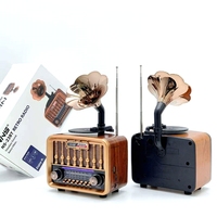 Radio Multi Band Home Fm Am Sw dengan Baterai Isi Ulang Terpasang, Bentuk Menarik, Radio NS-23BT