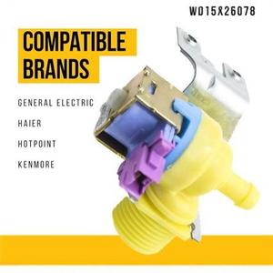 Conjunto de válvula de agua para lavavajillas WD15X26078, válvula de entrada eléctrica de 120V para piezas de lavavajillas GE - Product Image 3