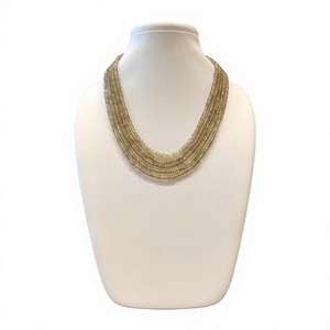 Magnifique collier Mala en laiton de qualité supérieure avec perles multicouches, étincelant et tendance, pour femme, idéal pour les soirées. - Product Image 2