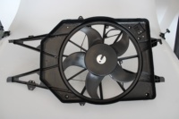 OE #1075123, ventiladores de refrigeración de radiador eléctrico automático, montaje de Motor de ventilador de condensador de 12V CC para FORD FOCUS, accesorios de piezas de vehículos