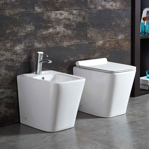 Kamar mandi dari Grand <span class=keywords><strong>Suite</strong></span> keramik Wc tangki tersembunyi Toilet dengan Bidet grosir kamar mandi diskon Putih tangki gaya penutup - Product Image 2