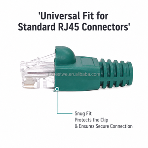 ปลอกป้องกันสาย RJ45 แบบ PVC สำหรับสาย CAT6 CAT6A UTP STP ขนาดเส้นผ่านศูนย์กลาง 5.5 มม. 6.5 มม. ปลอกป้องกันหัวต่ออีเธอร์เน็ต - Product Image 5