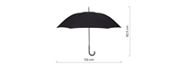 Parapluie droit coupe-vent en fibre de verre de 25 pouces, nouvelle conception, marque chinoise, logo personnalisé, couleur au choix, idéal comme cadeau