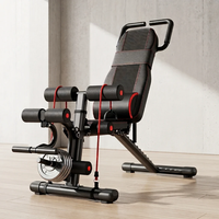 Banc de musculation réglable pour haltères, équipement de fitness multifonctionnel pour la maison, banc pliable pour haltères