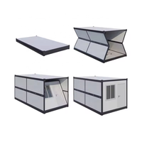 Pliable pour installation rapide 20ft 40ft Maisons conteneurs préfabriquées habitation d'urgence maison mobile conteneur Maison pliante modulaire