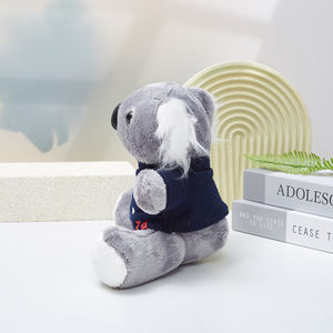 Plusies 19CM promosi LOGO kustom kanguru Koala hadiah sekolah wisuda Zoo Souvenir kaus kustom Logo mainan mewah murah - Product Image 3