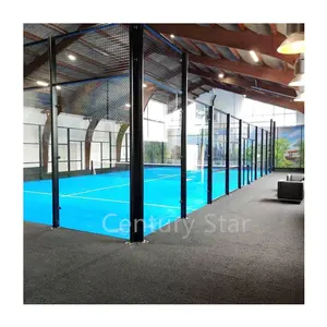 New factory wholesale 12mm tempered glass portable padel court