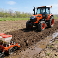 Mini tracteurs agricoles chinois 30HP 40 HP 50 HP, petit tracteur agricole 4x4, machines agricoles compactes
