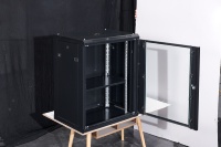 Baie de serveur murale TBS 12U 19 pouces, profondeur 600 mm, en kit plat KD, avec roulettes pour hub de surveillance de sécurité