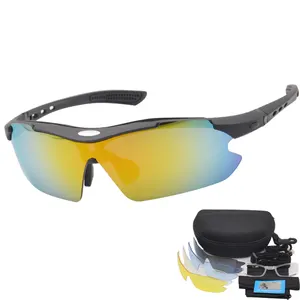 클리어 낚시 선글라스 안경 사이클링 야외 사이클링 선글라스 편광 UV 스포츠 안경 자전거 선글라스