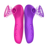 Klitoris-Saugvibrator mit 10 Vibrationsmodi Stimuliert Brüste und Klitoris USB-Aufladbar Silikonmaterial