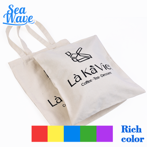 Bolso Tote cavas con logotipo impreso personalizado Bolsillo grande impermeable para mujer esterilla de yoga bolso de mano bolso de algodón de lino - Product Image 2