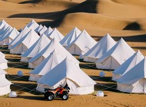 Tente familiale imperméable pour l'extérieur, yurt mongol de luxe inspiré du tissu <span class=keywords><strong>en</strong></span> coton Oxford - Tente cloche durable pour le camping - Product Image 6