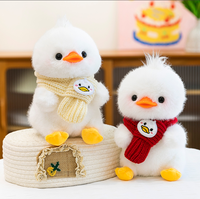Peluche Canard Doux et Mignon, Jouet en Peluche Canard Kawaii à Habiller pour Machine à Griffes d'Arcade et Cadeau pour Enfants