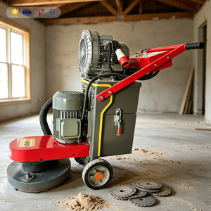Máquina Pulidora de Concreto Portátil Pequeña con Mango Ajustable para Pulir Suelos y Cimentaciones <span class=keywords><strong>en</strong></span> Interiores, <span class=keywords><strong>en</strong></span> <span class=keywords><strong>Venta</strong></span> - Product Image 1