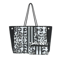 Tas Tote Mewah Wanita Tas Bahu Neoprene Besar Tas Ringan Bolsas Wanita Perjalanan Pantai Liburan Tas Tangan Berkualitas Tinggi Fashion Spanyol