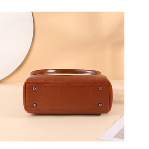 Bolsos de Mano de Cuero Genuino para Mujer, de Gran Capacidad, Casuales, de Alta Calidad, Bolsos de Hombro de Moda para Damas - Product Image 5