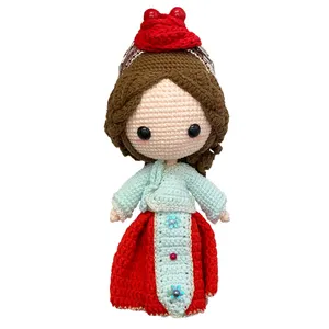 かぎ針編み人形美しい小さなスタイルカスタムあなたの好きなスタイルとデザイン中国工場