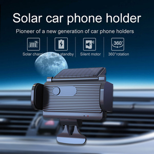 <span class=keywords><strong>Support</strong></span> de téléphone solaire OEM pour voiture - Pince électrique pour véhicule, 360° °   <span class=keywords><strong>Support</strong></span> <span class=keywords><strong>portable</strong></span> réglable, sans câblage, pour téléphones de 4,5 à 6,5 pouces - Product Image 3