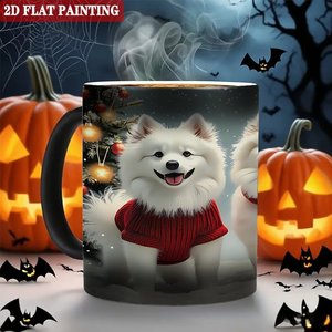 Frosted Black <b>Ceramic</b> <b>Mug</b> 11oz Heat Sensitive Color Changing Drinking Cup Office Use - Product Image 6