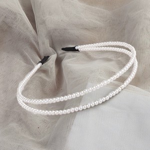 Diadema Dorada de Lujo MIO, Diadema de Aleación de Metal Hecha a Mano con Perlas <span class=keywords><strong>para</strong></span> Mujer, Diademas Elegantes con <span class=keywords><strong>Flores</strong></span> <span class=keywords><strong>para</strong></span> Fiestas - Product Image 4