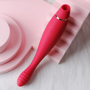 Produits pour adultes <span class=keywords><strong>Sextoy</strong></span> pour femmes 2 en 1 <span class=keywords><strong>Gode</strong></span> vibromasseur lesbien à succion Jouets sexuels pour femmes - Product Image 5