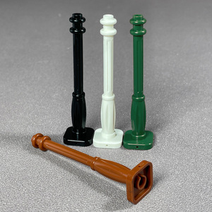MOC Pièces de construction à petites particules 11062 Poteau d'éclairage creux 2x2x7 Lampe de rue Scène de rue - Product Image 2