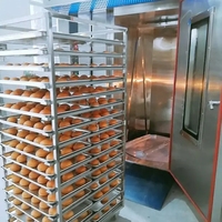 Nouvel équipement de boulangerie commerciale four de cuisson électrique empilable 16/32/64 plateau pont rotatif cuisson à convection Portable pour les noix