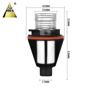 2*10W Trắng dẫn mắt thiên thần dẫn Halo bóng đèn vật liệu ánh sáng E39 E53 E60 E63 E64 E65 E66 e83 e87 thiên thần mắt đèn sương mù 6500K nhôm