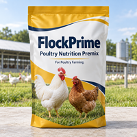Prémélange Alimentaire Antibactérien Hautement Efficace avec Vitamines de Qualité Alimentaire pour Poulets, Utilisé pour la Prévention et le Contrôle de la Coccidiose, 1 kg/Sac