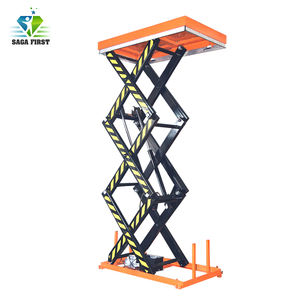 SAGA FIRST Aerial Work Platform Full Automatic Hydraulic <span class=keywords><strong>Scissor</strong></span> Lift Kapasitas Beban 500-4000 KG Tinggi Platform 1000-4000 mm untuk - Product Image 6