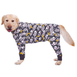 Vêtements d'été pour animaux de compagnie Big Thin Medium Large Female Dogs-Popular Style Solid Full Belly Four-Legged Weaning Neutering Clothes Cats - Product Image 4