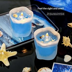 Bougie parfumée artisanale <span class=keywords><strong>en</strong></span> cire de soja de luxe <span class=keywords><strong>en</strong></span> gros, bougie aromathérapeutique, décoration d'intérieur, parfum longue durée - Product Image 1