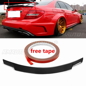 สปอยเลอร์หลังคาร์บอนไฟเบอร์คุณภาพสูงสำหรับ Mercedes Benz W204 C250 C300 C63 ปี 08-14 - Product Image 1