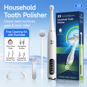 CURVY <span class=keywords><strong>MOON</strong></span> Pulidor Dental Eléctrico, Removedor de Sarro y Placa, Multifuncional, Blanqueador Dental para Adultos - Product Image 2